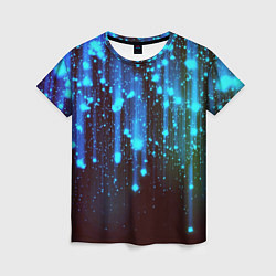Женская футболка Звездопад Звёздный дождь