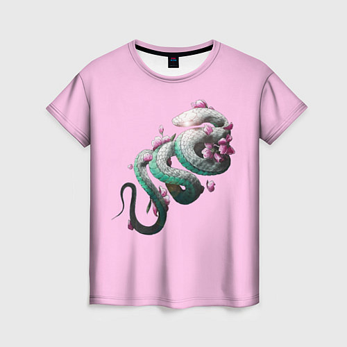 Женская футболка Мерцающий символ Мудрости / 3D-принт – фото 1