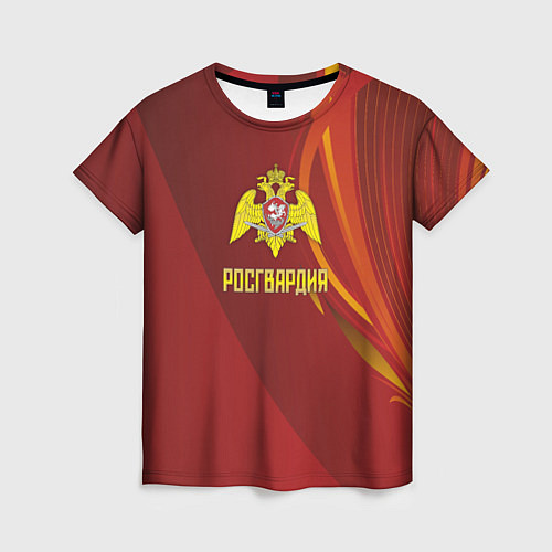 Женская футболка Росгвардия с эмблемой / 3D-принт – фото 1