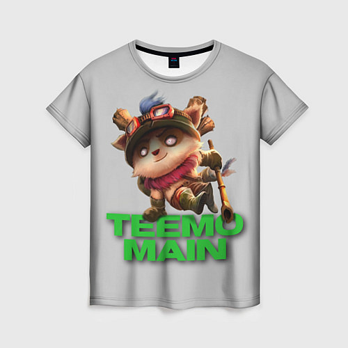 Женская футболка Teemo main / 3D-принт – фото 1