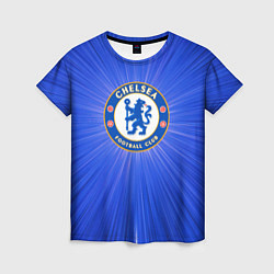 Футболка женская Chelsea football club, цвет: 3D-принт