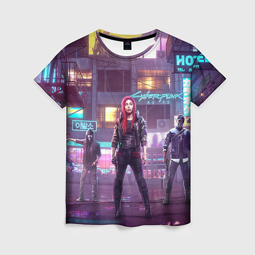 Женская футболка Cyberpunk 2077 Vi Ви / 3D-принт – фото 1