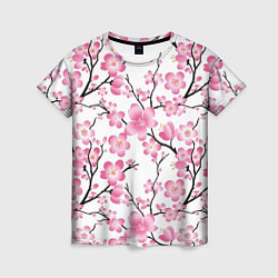 Женская футболка Весенняя сакура