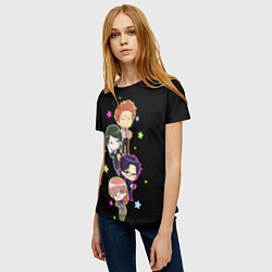 Футболка женская Wotaku ni Koi wa Muzukashii, цвет: 3D-принт — фото 2