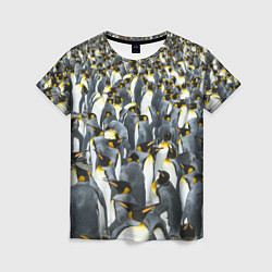 Футболка женская Пингвины Penguins, цвет: 3D-принт