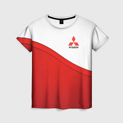 Женская футболка Митсубиси Mitsubishi LOGO