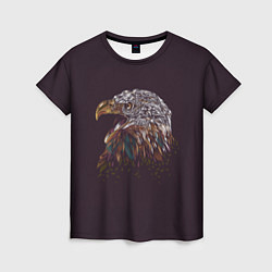 Футболка женская Статный орёл, цвет: 3D-принт