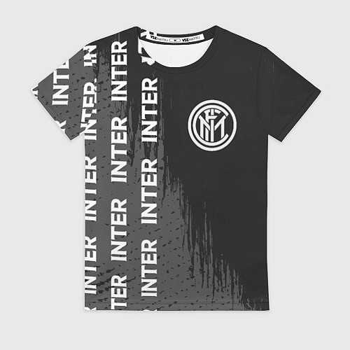 Женская футболка ИНТЕР Краски / 3D-принт – фото 1