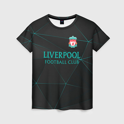 Женская футболка LIVERPOOL ЛИВЕРПУЛЬ / 3D-принт – фото 1