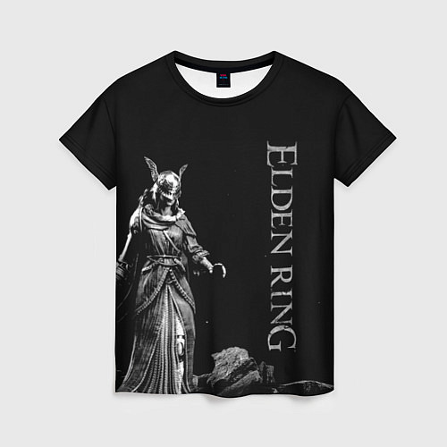 Женская футболка ELDEN RING - ВАЛЬКИРИЯ / 3D-принт – фото 1