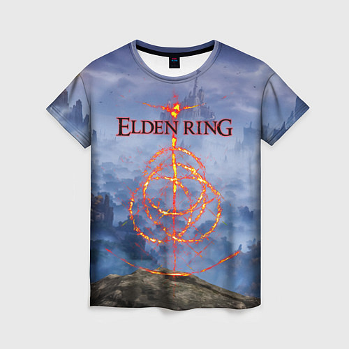 Женская футболка Elden Ring, Logo / 3D-принт – фото 1
