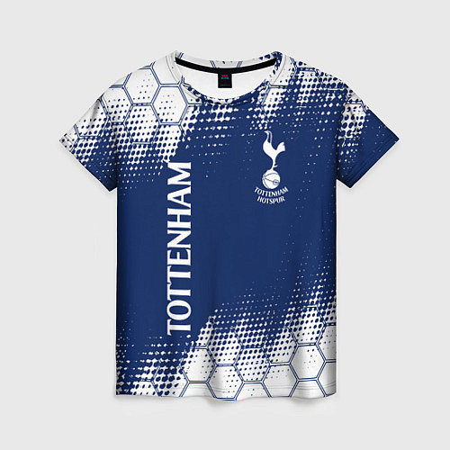 Женская футболка TOTTENHAM HOTSPUR Тоттенхэм / 3D-принт – фото 1