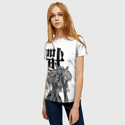 Футболка женская EVАNGELIОN, цвет: 3D-принт — фото 2