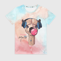 Женская футболка Young musical