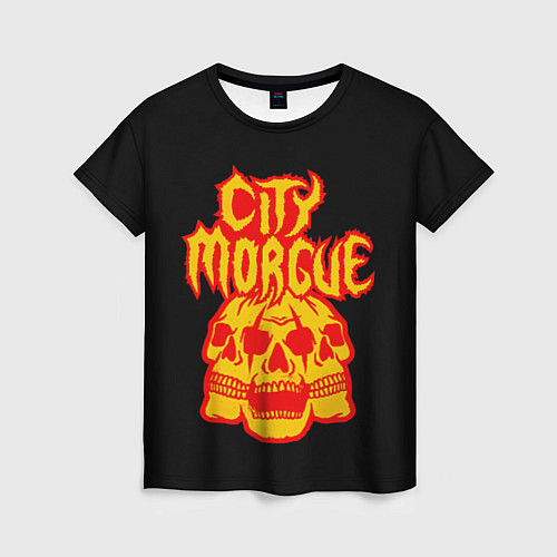 Женская футболка ZillaKami x SosMula City Morgue Черепа / 3D-принт – фото 1