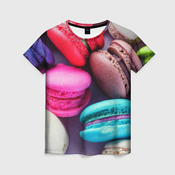 Женская футболка Colorful Macaroons