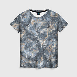 Женская футболка Камуфляж Паук Горы