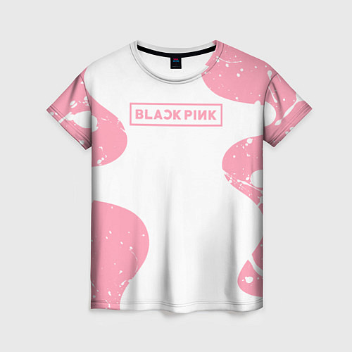 Женская футболка Black pink / 3D-принт – фото 1