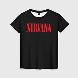 Футболка женская Nirvana in Red, цвет: 3D-принт