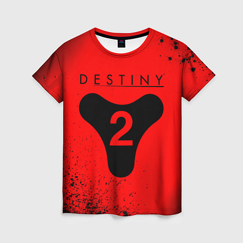 Женская футболка DESTINY 2 - Арт / 3D-принт – фото 1