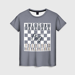 Футболка женская Lets play chess, цвет: 3D-принт