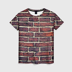 Женская футболка Brick Wall