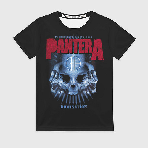Женская футболка Pantera Domination / 3D-принт – фото 1