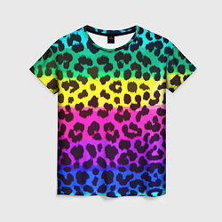 Женская футболка Leopard Pattern Neon