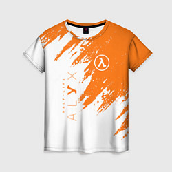 Женская футболка Half-life texture