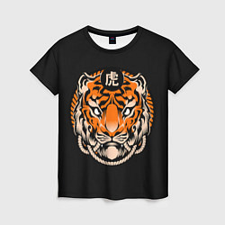 Футболка женская Символ тигра, цвет: 3D-принт