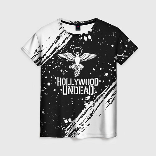 Женская футболка Hollywood undead / 3D-принт – фото 1