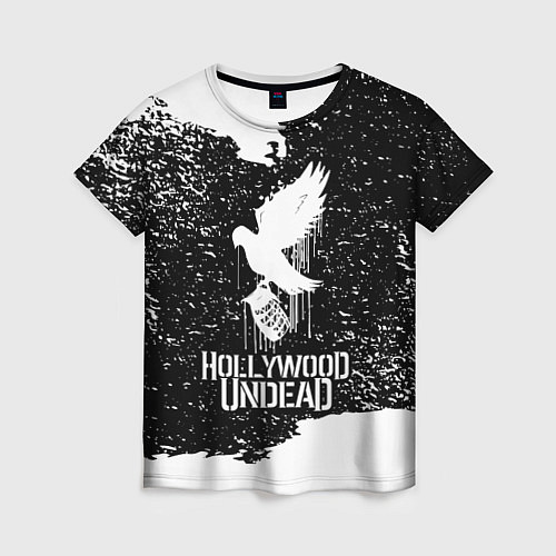 Женская футболка Hollywood Undead - CHAOS Out Now / 3D-принт – фото 1