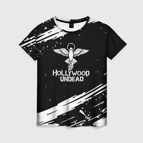 Женская футболка Hollywood undead logo / 3D-принт – фото 1