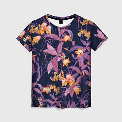 Женская футболка Цветы Колокольчики