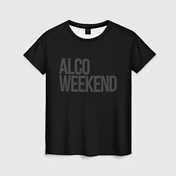 Футболка женская Alco weekend, цвет: 3D-принт