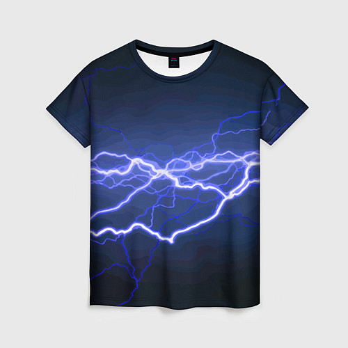 Женская футболка Lightning Fashion 2025 Neon / 3D-принт – фото 1