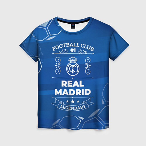 Женская футболка Real Madrid FC 1 / 3D-принт – фото 1