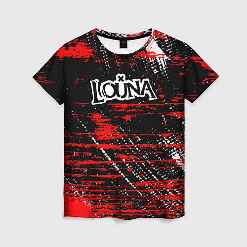 Женская футболка Louna краски / 3D-принт – фото 1