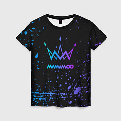 Футболка женская Mamamoo neon, цвет: 3D-принт
