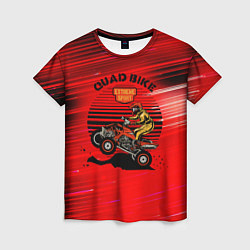 Футболка женская QUAD BIKE Квадроцикл, цвет: 3D-принт