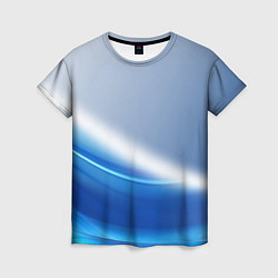 Женская футболка Цифровая волна
