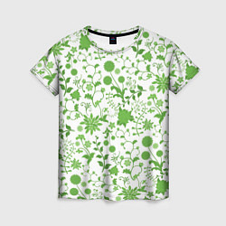 Женская футболка Зелёное поле