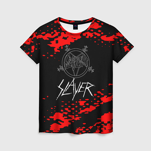 Женская футболка Slayer - Reign in Blood / 3D-принт – фото 1