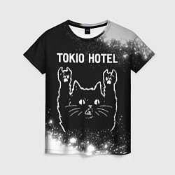 Футболка женская Tokio Hotel Rock Cat, цвет: 3D-принт