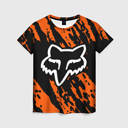 Женская футболка FOX MOTOCROSS ORANGE