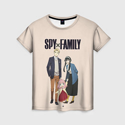 Женская футболка Spy x Family Семья шпиона