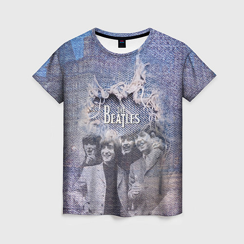 Женская футболка The Beatles Легендарная Ливерпульская четвёрка / 3D-принт – фото 1