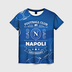 Футболка женская Napoli FC 1, цвет: 3D-принт