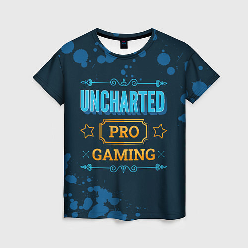 Женская футболка Uncharted Gaming PRO / 3D-принт – фото 1