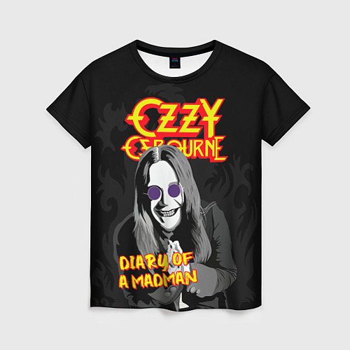 Женская футболка OZZY OSBOURNE ОЗЗИ ОСБОРН / 3D-принт – фото 1